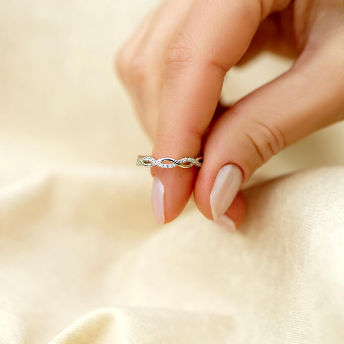 Anello Twist Per mia figlia "Fasi della Vita"